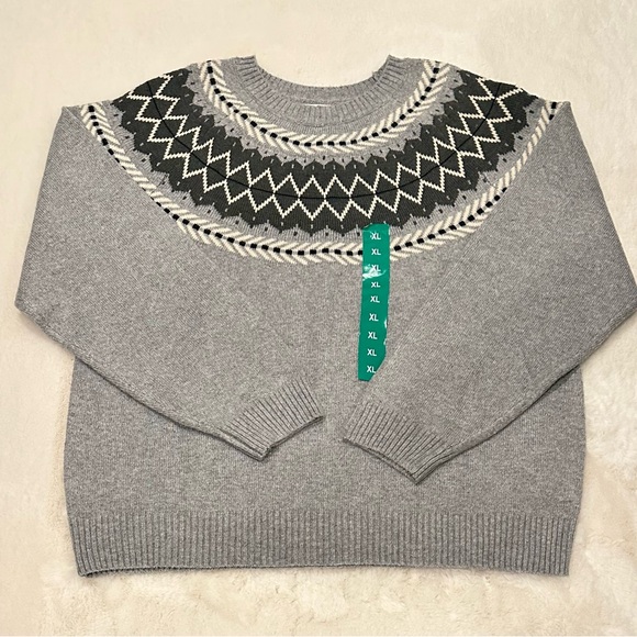 Weatherproof Vintage Ladies' Fairisle Sweater - Picture 5 of 11